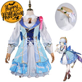 【In Stock】Game Genshin Impact Cosplay Kamisato Ayaka Costume Plus Size Costumes